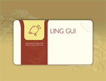 Tablet Screenshot of linggui.fr